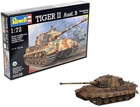 Танк Tiger II Ausf.B, 1944 г, Германия, 1:72, Revell, 03129 (Сборная модель)