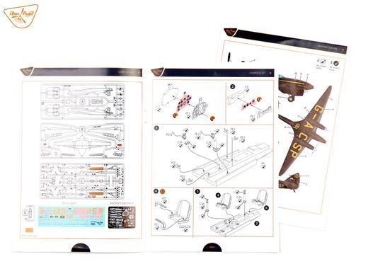 Британский двухмоторный самолет DH.88 Comet G-ACSP, 1:72, Clear Prop, CP72052 (Сборная модель)