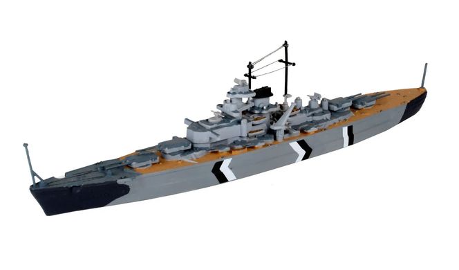 Линкор Bismarck 1:1200, Revell, 05802 (Подарочный набор)