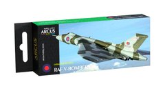 Набір акрилових фарб "RAF V-Bombers", Arcus, A3053