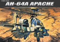 Гелікоптер AH-64A [MSIP], 1:48, Academy, 12262 (Збірна модель)