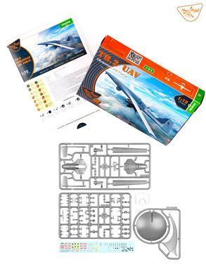 БПЛА Байрактар TB.2 UAV Ukrainian Air Force, 1:72, Clear Prop, CP72033 (Збірна модель)