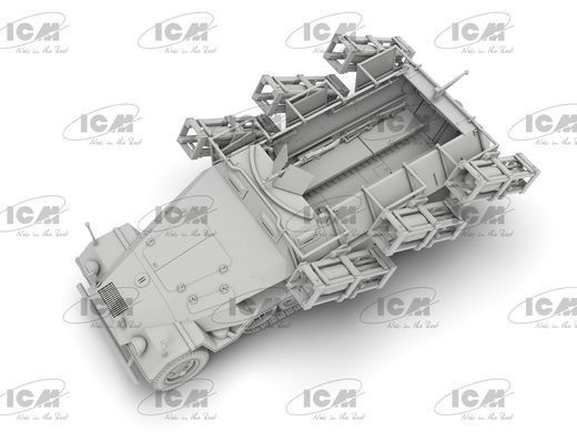 Збірна модель Німецька РСЗВ ІІ СВ &ldquo;Stuka zu Fu&szlig;&rdquo; Sd.Kfz. 251/1 Ausf.B, ICM, 35107