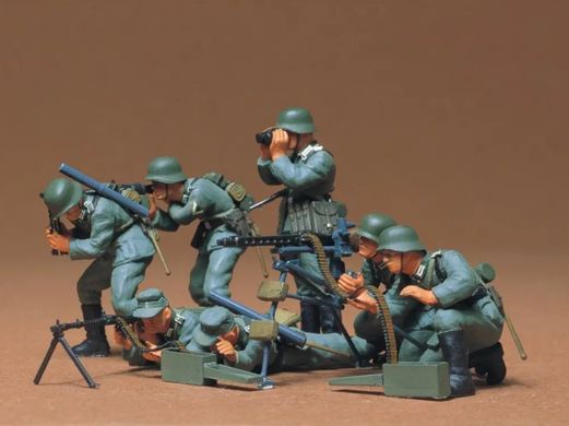 Набір фігурок "GERMAN MACHINE GUN TROOPS, INFANTRY", Німецькі кулеметники, 1:35, Tamiya, 35038