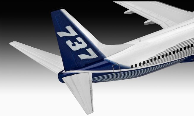 Збірна модель Boeing 737-800, Пасажирський літак, 1:288, Revell, 63809 (Подарунковий набір)