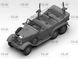 Збірна модель автомобіля Type G4 з MG 34 та німецьким штабним персоналом, 1:24, ICM, 24024