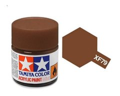 XF-79, Акриловая краска Tamiya Mini, палубный коричневый (матовая), 10 мл, 81779