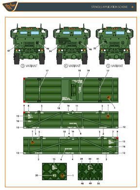 Декаль M142 Himars Вооруженные Силы Украины, 1/35, ClearProp, CPD35001