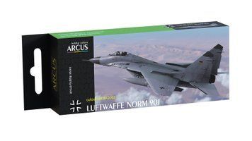 Набір акрилових фарб "Luftwaffe Norm 90J", Arcus, A2052