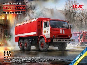 Пожарный рукавный автомобиль АР-2, ICM, 35003 (Сборная модель)
