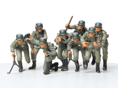 Набір фігурок "GERMAN ASSAULT TROOPS, INFANTRY", Німецька піхота, 1:35, Tamiya, 35030
