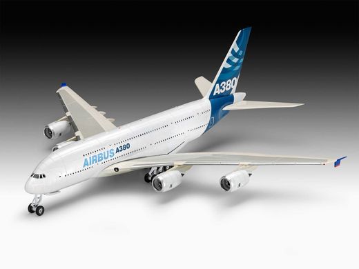 Збірна модель Airbus A380, Пасажирський літак, 1:288, Revell, 63808 (Подарунковий набір)