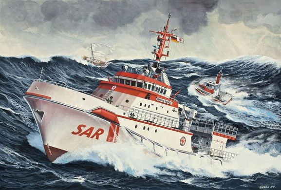 Подарочный набор Спасательное судно DGzRS Hermann Marwede 1:200, Revell, 05812