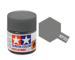 XF-22, Акриловая краска Tamiya Mini, RLM серый (матовый), 10 мл, 81722