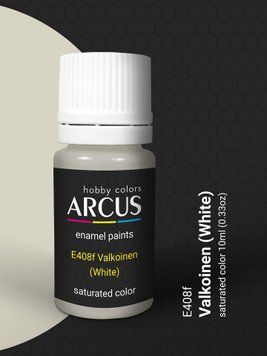 Краска Arcus E408 Valkoinen, эмалевая