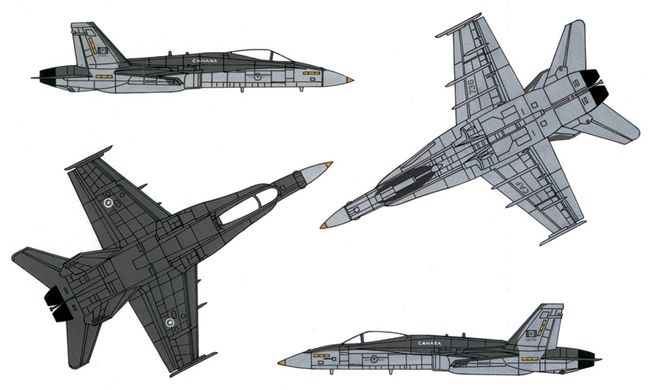 Истребитель F/A-18 Hornet, 1:72, Italeri, 016 (Сборная модель)
