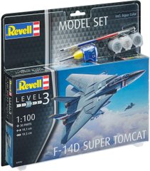 Истребитель F-14D "Super Tomcat", 1:100, Revell, 63950 (Подарочный набор)
