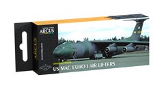 Набір емалевих фарб "US MAC EURO I Air Lifters", Arcus, 5008