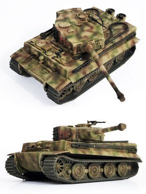 Збірна модель танк Tiger I, пізня версія, 1:72, Academy, 13431