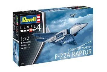 Винищувач Lockheed Martin F-22A Raptor, 1:72, Revell, 03858