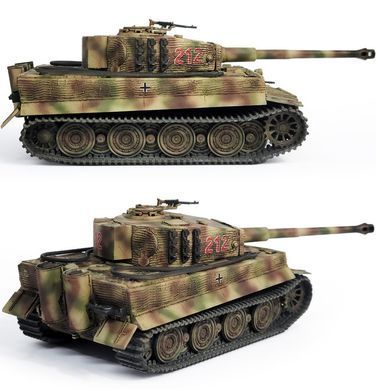 Збірна модель танк Tiger I, пізня версія, 1:72, Academy, 13431