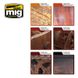 Набор акриловых красок AMMO A-MIG-7106: Эффект ржавчины
