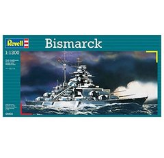 Сборная модель Линкор Bismarck 1:1200, Revell, 05802
