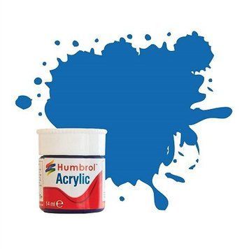 52 Фарба акрилова HUMBROL, синій балтійський (металік), 14 мл