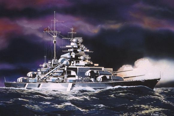 Збірна модель Лінкор Bismarck 1: 1200, Revell, 05802