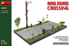Железнодорожный переезд / Railroad crossing, 1:35, MiniArt, 36059