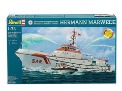 Рятувальний катер Hermann Marwede, 1:72, Revell, 05220