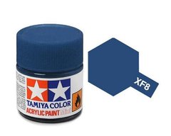 XF-8, Акриловая краска Tamiya Mini, матовый синий (матовая), 10 мл, 81708