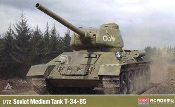 Збірна модель танк T-34-85 Радянський середній танк часів 2СВ, 1:72, Academy, 13421