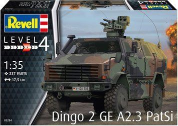 Бронеавтомобиль Dingo 2 GE A2.3 PatSi, 1:35, Revell, 03284