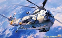 Транспортний гелікоптер SH-3H Sea King, 1:48, Hasegawa, 07201 (Збірна модель)