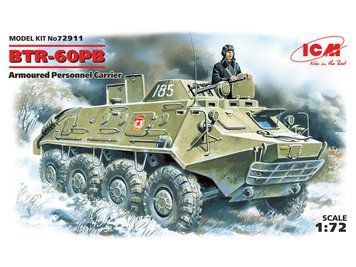 Бронетранспортер БТР-60ПБ, 1:72, ICM, 72911