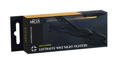 Набор эмалевых красок "Luftwaffe WW2 Night Fighters", Arcus, 2006