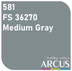 Краска Arcus E581 FS 36270 Medium Gray, эмалевая