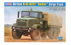 Вантажівка Ukraine KrAZ-6322 "Soldier", 1:35, Hobby Boss, 85512 (Збірна модель)