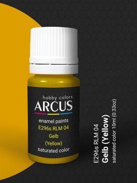 Краска Arcus 296 RLM04 Gelb, эмалевая