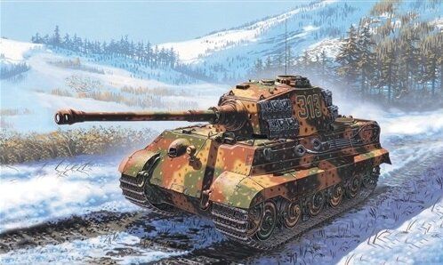 Танк Sd. Kfz. 182 King Tiger, 1:72, ITALERI, 7004 (Сборная модель)