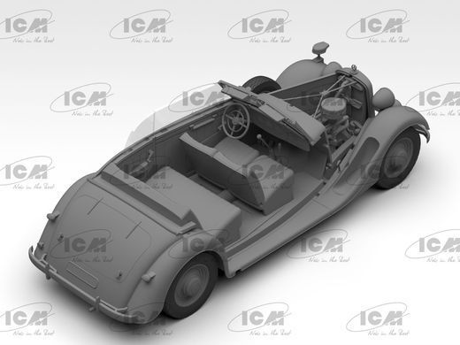 Кабріолет Typ 320 (W142), Німецький штабний автомобіль, 1:35, ICM, 35540 (Збірна модель)