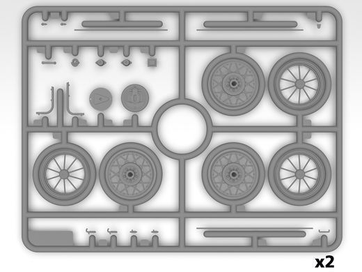 Автомобиль Модель A Standard Phaeton (1930-е годы), 1:24, ICM, 24051 (Сборная модель), 1:24, ICM, 24052 (Сборная модель)