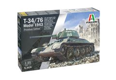 Збірна модель Танк T-34/76 model 1943, 1:35, Italeri, 6570