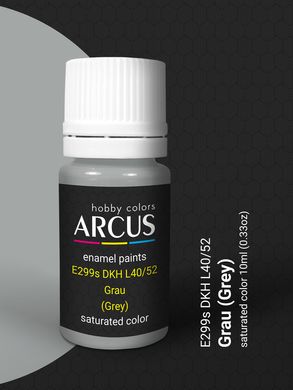 Краска Arcus E299 DKH L40/52 Grau (Grey), эмалевая