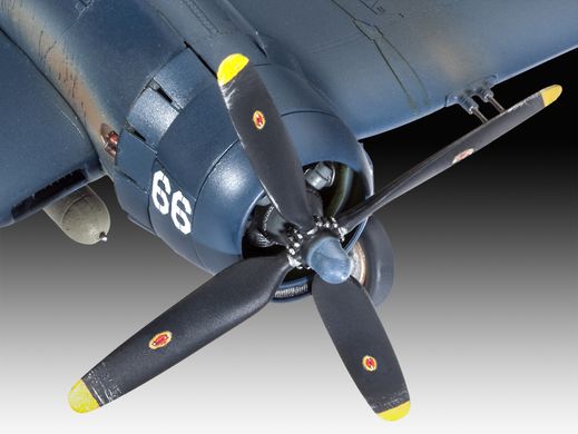 Палубний винищувач F4U-4 Corsair, 1:72, Revell, 03955 (Збірна модель)