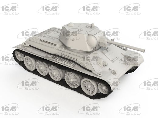 ОТ-34/76 Советский огнеметный танк времен Второй мировой войны, 1:35, ICM, 35354 (Сборная модель)