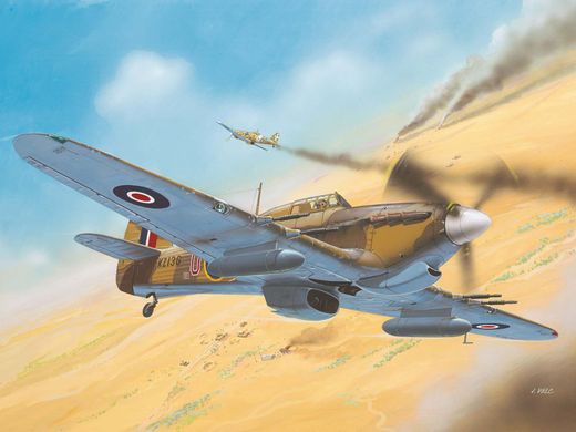 Винищувач Hawker Hurricane Mk. IIC, 1:72, Revell, 04144 (Збірна модель)