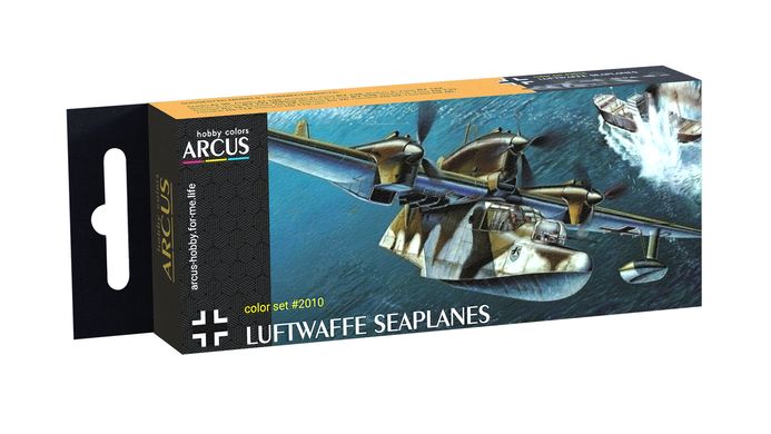 Набір емалевих фарб "Luftwaffe Seaplanes", Arcus, 2010