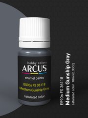 Краска Arcus 590 FS 36118 Medium Gunship Gray, эмалевая